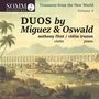 : Anthony Flint & Clelia Iruzun - Duos by Miguez & Oswald, CD