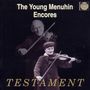 : The young Menuhin plays Encores Vol.1, CD