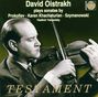 : David Oistrach spielt Violinsonaten, CD