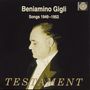 : Benjamino Gigli - Songs 1949-1952, CD