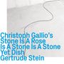 Christoph Gallio: Stone Is A Rose Is A Stone Is A Stone / Yet Dish, CD