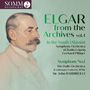 „ELGAR from the Archives vol.4“ in grüner Schrift, Illustration eines Mannes im Profil mit Schnurrbart. Oben links Logo.