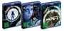 „MONDSCHEINBOGEN“, „PHAETON AN ERDE“, „PILOTEN PIRX“. Drei Blu-ray Hüllen mit Sci-Fi-Motiven. FSK 12.