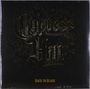 Text: "Cypress Hill", "Back in Black". Dunkler Hintergrund mit dekorativen Mustern.