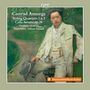 "Conrad Ansorge: String Quartets 1 & 2, Cello Sonata op. 24, Orpheus Quartet, Peter Hörr, Oliver Triendl." 

Ein Mann in einem hellen Anzug in einem Garten. Logo "Deutschlandfunk Kultur" unten.
