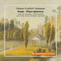 Johann Gottlieb Naumann: Lieder / Quartette Nr. 1, 5, 6 für Klavier, Flöte, Violine, Cello, CD