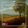 „Cipriani Potter, Complete Symphonies Vol. 4“ ist zu sehen, mit einer Landschaftsillustration: Felder und Baum im Vordergrund.