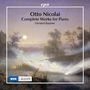 Text: Otto Nicolai, Complete Works for Piano, Christof Keymer. Unten links: WDR Logo. Hintergrund: Malerische Flusslandschaft bei Mondschein.