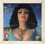 Texte: Massenet, Anna Moffo, Thaïs, Gabriel Bacquier, José Carreras, Justino Diaz, Orchestra, Julius Rudel, World-Premiere. 

Eine Frau mit ägyptisch inspiriertem Outfit und Schmuck.