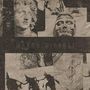 Text: "MARSA DIABOLI". Collage mit antiken Skulpturen und Masken in einem sepiafarbenen Stil.