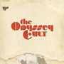 Der Text "The Odyssey Cult" in kräftigem Rot auf einem vintage-beigen Hintergrund. Oben links ein kleines "Silver Currents" Logo.