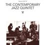 Der Text sagt „Action A B C E. The Contemporary Jazz Quintet“. Darunter fünf Musiker, die Jazz-Instrumente spielen.
