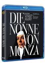 "DIE NONNE VON MONZA" in großen Buchstaben dominiert. Eine Nonne mit Schleier schaut ernst. Blu-ray-Hülle.