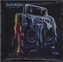 „Back to the Blues, Beyond 1969“ steht oben. Eine bunte, schmelzende Boombox auf schwarzem Hintergrund.