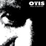 Text: "SONS OF OTIS PAID TO SUFFER". Schwarz-weiße Illustration mit groben Pixeln, abstrahierte Figuren.