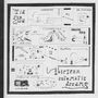 Texte: "Longest Day", "40 Clocks", "World of Noise", "Pica D'enna", "Ya Tem", "Thirteen Automatic Dreams". Skizzenartige Illustrationen.
