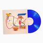 Text: „Mike Biele's Symphonic Thing - Songs from Color Blue". Kunstvolles Cover mit abstrakten Formen und blauer Schallplatte.