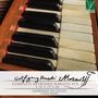 "Complete Keyboard Sonatas Vol. 4. Giovanni De Cecco, Clavichord. Nahaufnahme einer Klaviertastatur und ein Logo in der Ecke."
