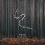 Texte: „lunatic soul“, „through shaded woods“. Eine Illustration eines Waldes mit abstraktem Ast, der eine Form bildet.