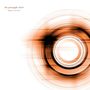 Links oben steht "the pineapple thief, tightly unwound". Rechts sind orange konzentrische Kreise auf weißem Hintergrund.