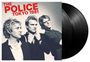 Text: "THE POLICE TOKYO 1981". Drei Männer, monochromes Bild, zwei Schallplatten rechts.