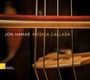 Texte: "JON HAMAR MÚSICA CALLADA". Im Hintergrund: Nahaufnahme von Kontrabasssaiten und Steg, warm beleuchtet. Logo: Origin Classical.