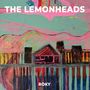 Oben steht "THE LEMONHEADS", unten "ROKY". Eine bunte, abstrakte Illustration einer Hütte am Wasser.