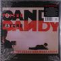 Text: "PSYCHO CANDY", "THE JESUS AND MARY CHAIN". Design: Person liegt auf der Seite, klare, kräftige Farben.