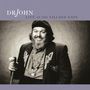 Text oben: "DR JOHN LIVE AT THE VILLAGE GATE". Ein Mann mit Bart, Hut und Stock lächelt.