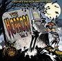 "The Horror! Vol. 1", "A Collection of Spine-Chilling Songs in Hi-Fi Stereo!" auf Grabstein. Hexe und Kind, gruseliges Design.