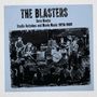 Text: "THE BLASTERS Rare Blasts: Studio Outtakes and Movie Music 1979-1985." Schwarz-weißes Konzertfoto einer Band auf der Bühne.