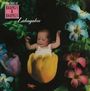 „The Best of Barnes & Barnes: Zabagabee“. Ein Baby sitzt in einer gelben Tulpe, umgeben von bunten Blumen.