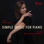 Giya Kancheli - SIMPLE MUSIC FOR PIANO. Olga Jegunova-Oppetit. Frau in elegantem Schwarz vor dunklem Hintergrund.