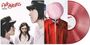 "Autogatis", "CHANPAN". Menschen im Profil, bunte Illustration eines Kopfes, rote Schallplatte.