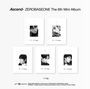 "Ascend- ZEROBASEONE The 6th Mini Album." Schwarz-weiße Porträts von fünf Personen auf weißen Hintergründen.