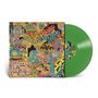 Bunter Vinyl-Schallplattencover mit psychedelischem Design. Der Text lautet „King Gizzard & The Lizard Wizard“. Grüne Schallplatte.