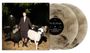 Texte: "1. ICARUS", "2. SMILE, YOU'RE ON CAMERA", "3. THE CATALYST", "4. DISSOCIATE".  
Person mit Schafen in der Nacht. Zwei Vinyl-Schallplatten.