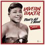 "LAVERN BAKER, That's All I Need, Her Greatest Singles 1955-1962" steht neben einem Porträt einer eleganten Frau.