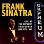 Frank Sinatra: Live At The Orpheum 1957, CD