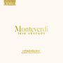 Goldene Schrift: "Monteverdi 1610 Vespers", "I Fagiolini", "Robert Hollingworth", oben links "CORO". Schlichter, heller Hintergrund.