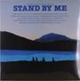 Logo mit großem Text "STAND BY ME" und mehreren Songtiteln. Darunter Silhouetten vor stilisierter Landschaft.