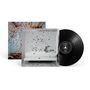 Text: "BLACK MARBLE", "LIFE IN SMALL SPACES". Eine Schallplatte vor einem Albumcover, das einen Menschen im Bett zeigt.