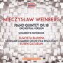 Mieczyslaw Weinberg: Klavierquintett op.18 (in der Orchesterversion von Mathias Baier), CD