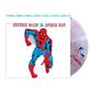 Text: "FREDDIE McCOY SPIDER MAN", "STEREO", "RGM 2215". Illustration: Spider-Man in klassischer Pose auf Schallplattencover.