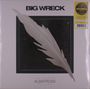 Die Texte zeigen "BIG WRECK" und "ALBATROSS Anniversary Edition". Ein großes, stilisiertes Bild einer Feder ist zentriert.
