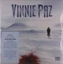 Text: VINNIE PAZ, SEASON OF THE ASSASSIN. Person in Mantel geht alleine durch verschneite Landschaft.