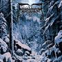 Ein stilisiertes Logo, darunter "Awakening the Land of Eternal Silence". Schneebedeckter Wald in düsteren Farben.
