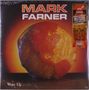 "MARK FARNER" oben, "Wake Up..." unten. Eine teilweise geschälte Orange vor einem warmen, rot-orangen Hintergrund.