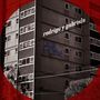 Auf einem Hochhaus steht "rodrigo y gabriela" und "Our Home". Es gibt eine rote Überlagerung.