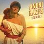 Oben rechts steht "ANDRÉ HAZES" und darunter "Jij en Ik". Ein Paar umarmt sich vor einem Sonnenuntergang über dem Wasser.